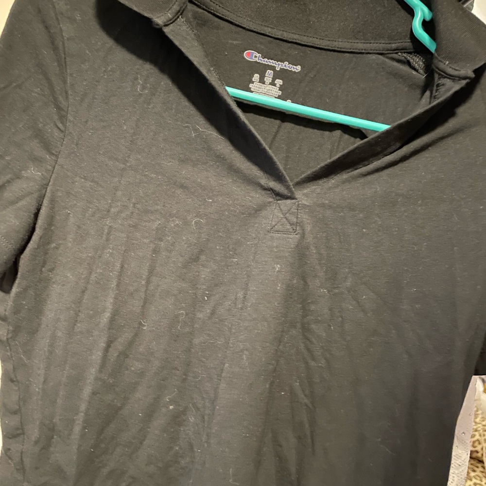 Champion Black Polo Shirt